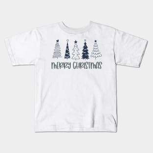 Merry Christmas trees Kids T-Shirt